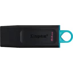USB флеш-накопитель Kingston DataTraveler Exodia 64GB USB-A 3.2 Gen 1 Black/Teal (DTX/64GB) [52237]
