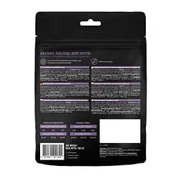Ласощі хрумкі Savory Cats Snacks Pillows Hair Ball Control Для дорослих котів подушечки для виведення шерсті 180 г - мініатюра 2