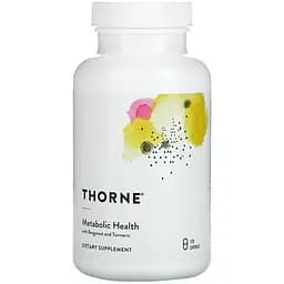 Формула для поддержания метаболизма Thorne Metabolic Health с бергамотом и куркумой 120 капсул