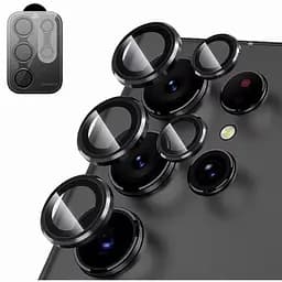 Захисне скло DK для Samsung Galaxy S25 Ultra S938 на камеру Lens Metal Ring Eagle 020524 black