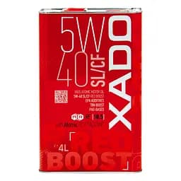 Моторное масло Xado Atomic Oil Red Boost 5W-40 4л(XA 26206)
