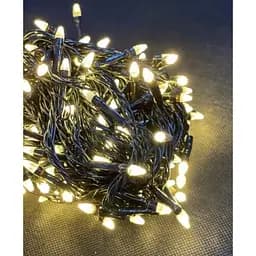 Новорічна LED гірлянда Конус 18 метрів 300 яскравих тепло биліх лампочок