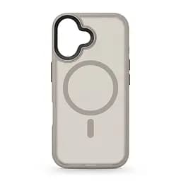 Чехол для Apple iPhone 16, Uniq MagCase, бежевый, противоударный, панель-накладка с магсейф, ударопрочный TPU+PC, с магнитом MagSafe, поддержка полноценной беспроводной зарядки, ArmorStandart (ARM79498)