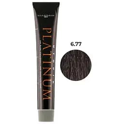 Професійна крем-фарба для волосся Hipertin Platinum 6.77 темний пісочний блонд 60 мл