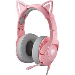 Навушники Onikuma K9 Cat Ear 3.5mm рожеві