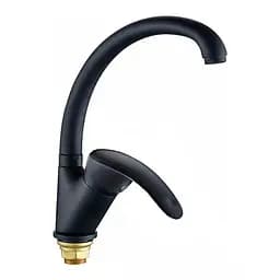 Смеситель для кухни Haiba Mars 777 black HB0271 Черный матовый