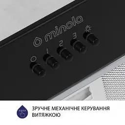 Вбудована витяжка Minola HBI 52621 BL GLASS 700 LED - мініатюра 6