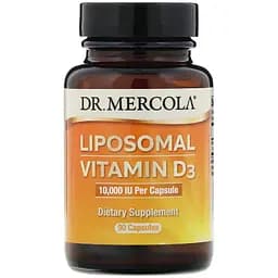 Липосомальный витамин D3 Dr. Mercola Liposomal Vitamin D3 10000 IU 90 капсул