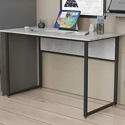 Стол письменный Коди Ferrum-decor 75x100x60 Черный металл ДСП Бетон 32 мм (FRD-106582)