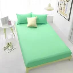 Простыня Hobby Poplin Gold на резинке 200x180 см Mint (608499)