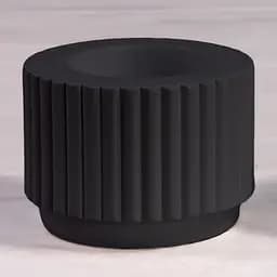 Свічник круглий МВМ My Home SK-37 74х55 мм (SK-37 BLACK) - мініатюра 3