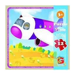 Пазлы детские Транспорт LT02, 12 элементов