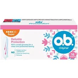 Тампоны o.b. Original Super 16 шт. (3574660089332/3574661350141)