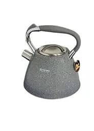 Металевий чайник Edenberg EB-1981 із свистком 3 л Сірий