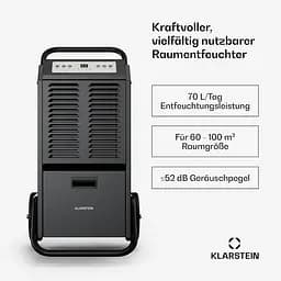 Промисловий осушувач повітря Klarstein DuraDry 70 л (10046369) - мініатюра 2