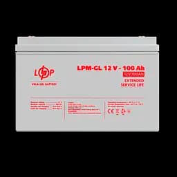 Акумулятор гелевий LPM-GL 12V - 100 Ah