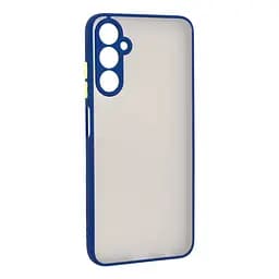 Чехол-накладка для Samsung Galaxy A25 5G (A256), Frosted Matte, синий, противоударный чехол с защитой всего корпуса, термополиуретан TPU + поликарбонат PC, ArmorStandart (ARM69692)
