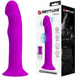 Фаллоимитатор Pretty Love Murray Dildo with Vibration 19 см фиолетовый