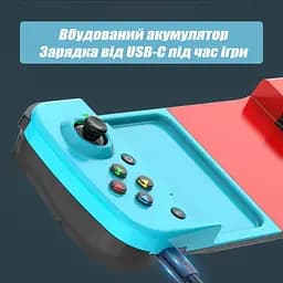 Джойстик блютуз геймпад бездротовий ігровий контролер для iOS Android чорний - мініатюра 7