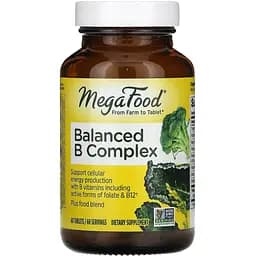 Сбалансированный комплекс витаминов В MegaFood Balanced B Complex 60 таблеток