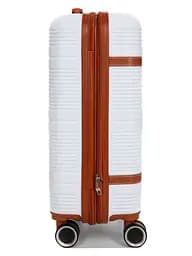 Валіза маленька S ABS-пластик Worldline Airtex 629 56×36×22см 38л Біла - мініатюра 6