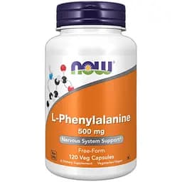 Амінокислота Now Foods L-Phenylalanine 500мг 120 капсул
