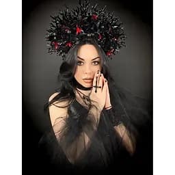 Обруч Готическая невеста двусторонний