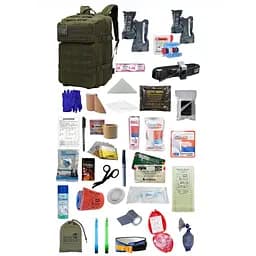 Укомплектований медичний тактичний рюкзак №3 темно-зелений