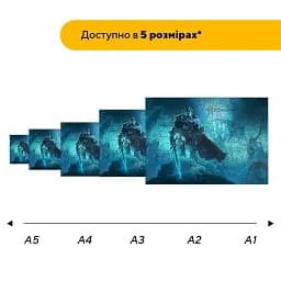 Дерев'яний фігурний пазл Крижаний Король, А4, Картонна коробка 100 елементів - мініатюра 2