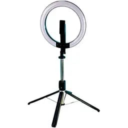 Монопод трипод бездротовий XO PRO Series P220Q LED LAMP AL 2.3 м з Bluetooth-комплексом ДК і лампою Чорний