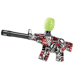 Автомат ZY 913 A-02 автоматичний, стріляє орбізами, акумулятор 7.4V, USB-кабель, захисні окуляри, червоний