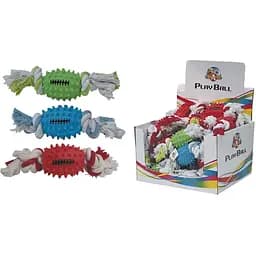 Игрушка для собак Croci Бейсбольный мяч с канатом резина 26 см