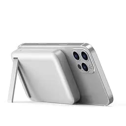 Зовнішній акумулятор Wiwu Snap Cube- Magnetic Wireless Charger Power Bank 10000mAh SC1000WHT (3C) White (6973218947020) - мініатюра 6