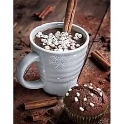 Алмазна вишивка Чарівний діамант Кава і насолода на підрамнику 30х40 см (1668370637)