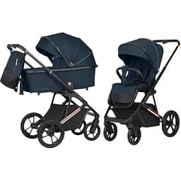 Универсальная коляска-книга Carrello Sigma CRL-6509 NF 2в1 Navy Blue