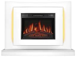 Електрокамін ArtiFlame Lucca AF23S білий з LED підсвічуванням