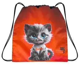 Мішок для змінного взуття для дівчинки з Котиком School Standard MSS-38