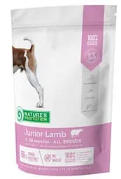 Сухий корм Nature's Protection Junior Lamb All breeds 18 кг для цуценят всіх порід з ягням