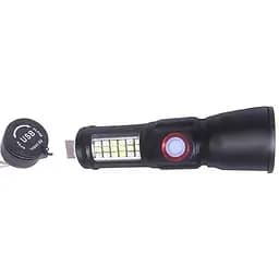 Ручний ліхтар RB-269 акумуляторний бічним світлом та зумом LED Р50+5SMD USB Zoom - мініатюра 7