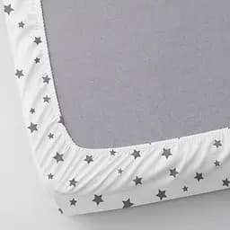 Набір простирадл на резинці Cosas Stars CS1 60х120х12 см (SetSheet_StarMintGrey_StarGrey_120x60) - мініатюра 7