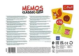 Настільна гра Trefl Мемо Класичні. Логіка (Memos Classic+ Logika) (02272) - мініатюра 3