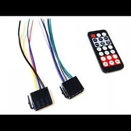 Автомагнітола, магнітола з пультом та сенсорним дисплеєм 3887 ISO+FM+USB+SD+AUX+Bluetooth 4x50W 1Din - мініатюра 5