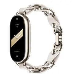 Ремінець для фітнес-браслета Xiaomi Smart Band 8 ланцюжок для браслета білий M2254AS1 - мініатюра 2