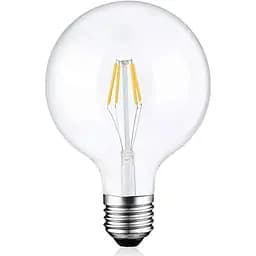 Винтажные большие глобусные лампы Bonlux G125, светодиодная глобусная лампа E27 с регулируемой яркостью, 4 Вт, теплый белый цвет