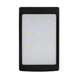 Повербанк з сонячною панеллю 10000mAh Power Bank Kraft KPB-1012SL Black LED-ліхтар (43-00090) - мініатюра 3