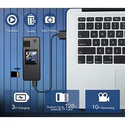Міні-камера Vandlion A32 Digital Mini Full HD Camera Black [114481] - мініатюра 7