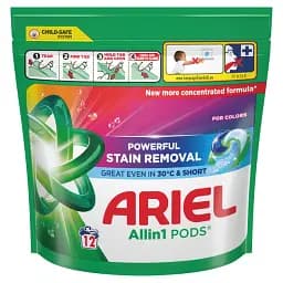 Капсули для прання Ariel Все-в-1 для кольорового 12 шт.