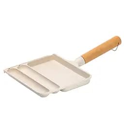 Сковорода для сніданку з антипригарним покриттям 21*18,5*2 см, бежевий Breakfast HP39572W - мініатюра 16