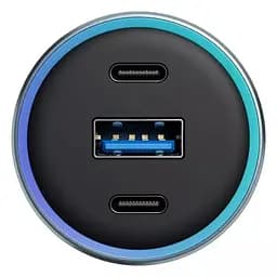 Автозарядний пристрій Proove Super Charge 130 W (USB + 2*Type-C) 3 порти - мініатюра 3