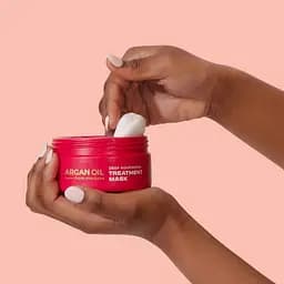 Живильна маска з аргановою олією Argan Oil from Morocco Deep Nourishing Treatment Mask Lee Stafford 200 мл - мініатюра 4